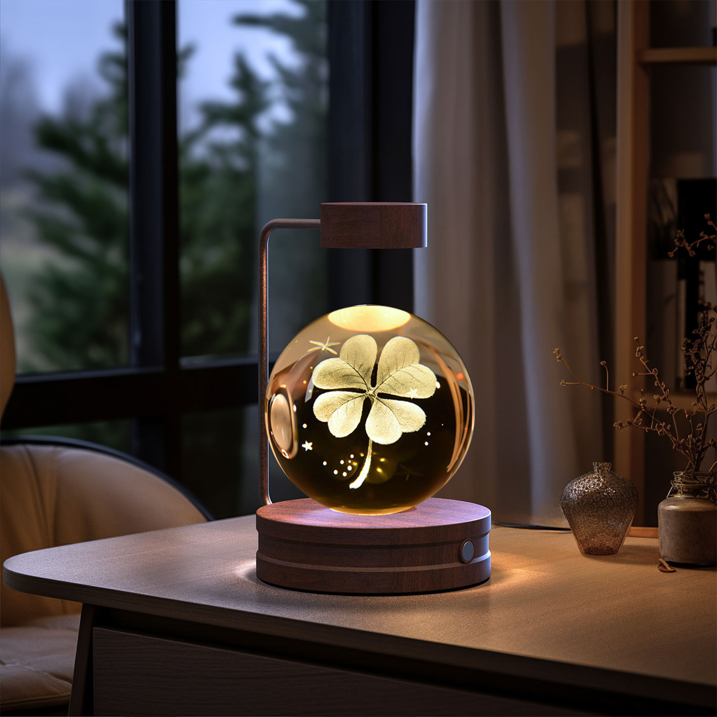 Crystal Ball Dinosaur LED Night Light