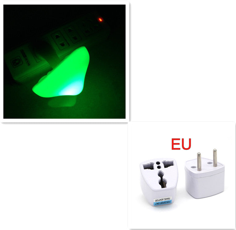 LED Mushroom Wall Night Socket Lamp
