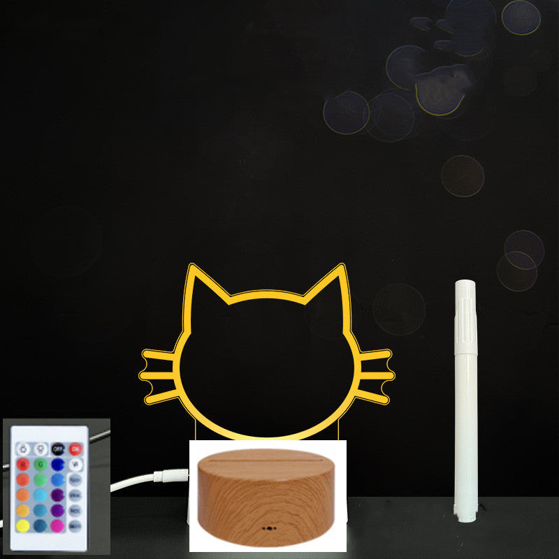 3D Acrylic LED Message Board Lamp