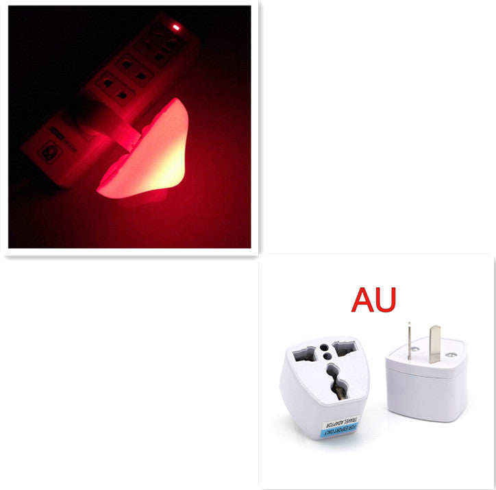 LED Mushroom Wall Night Socket Lamp