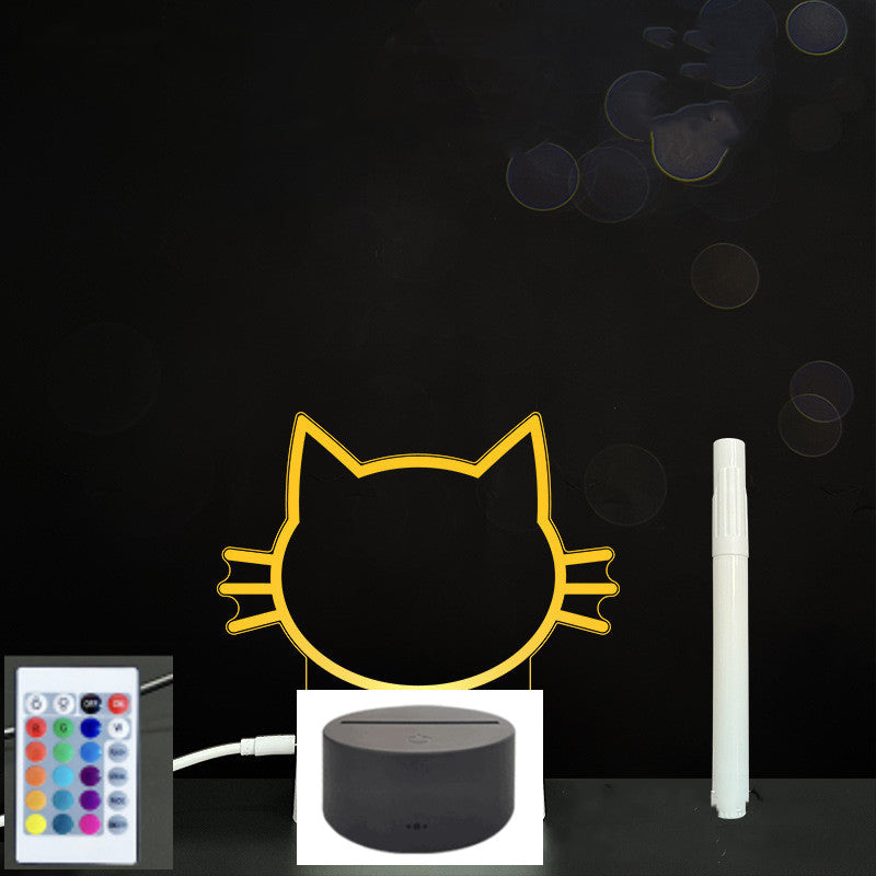 3D Acrylic LED Message Board Lamp