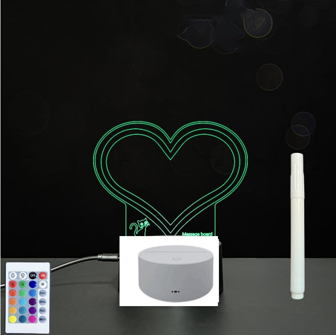 3D Acrylic LED Message Board Lamp