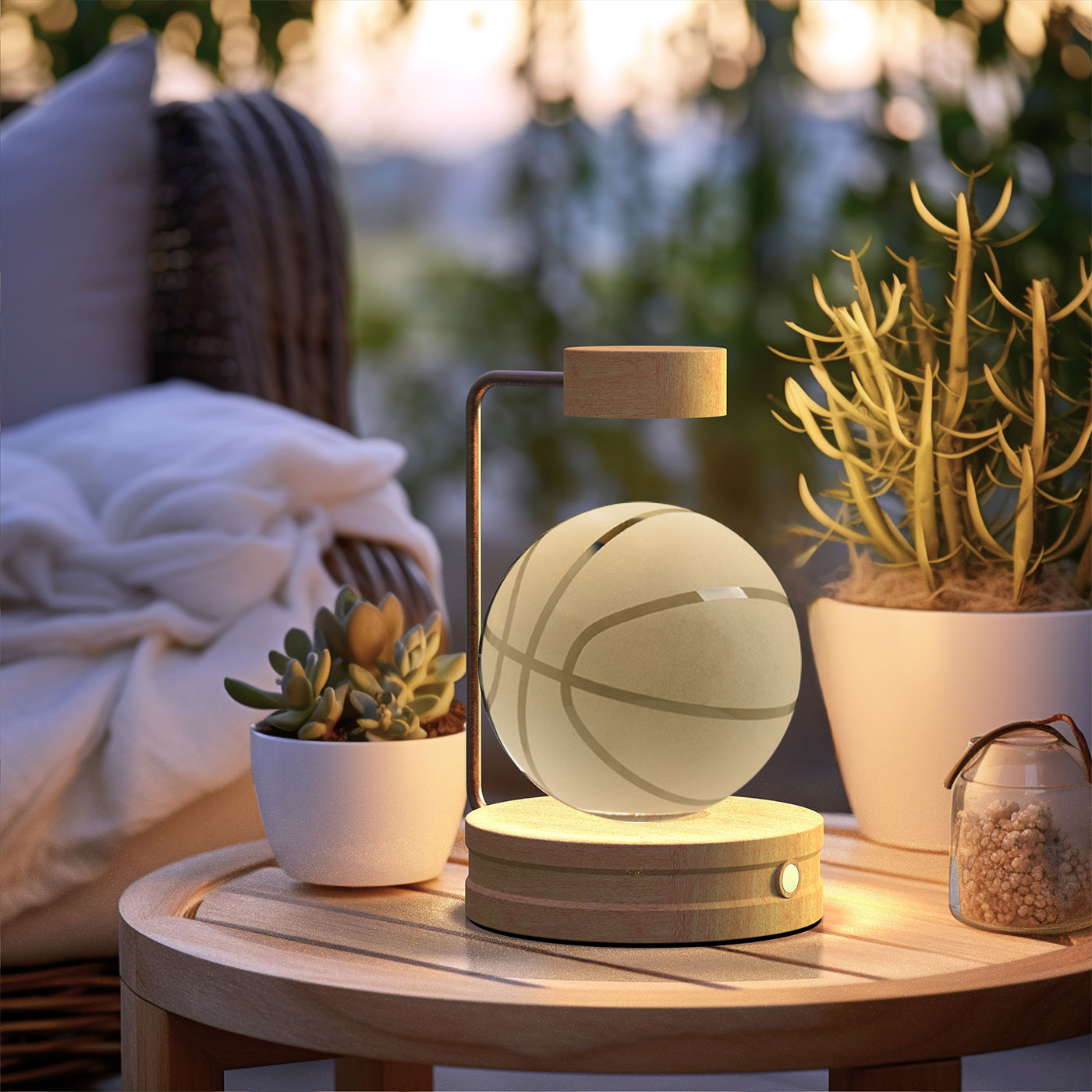Crystal Ball Dinosaur LED Night Light