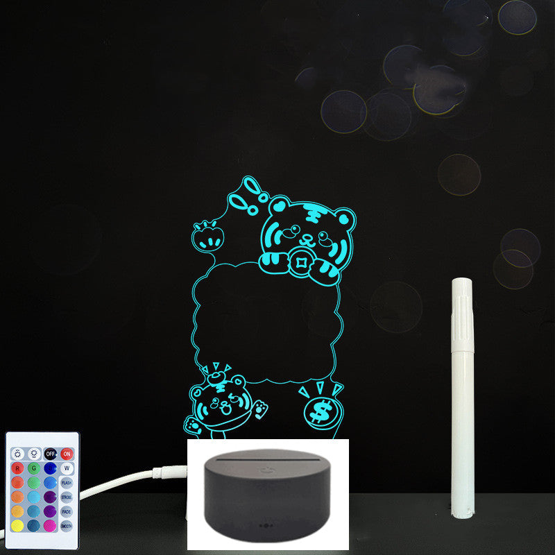3D Acrylic LED Message Board Lamp
