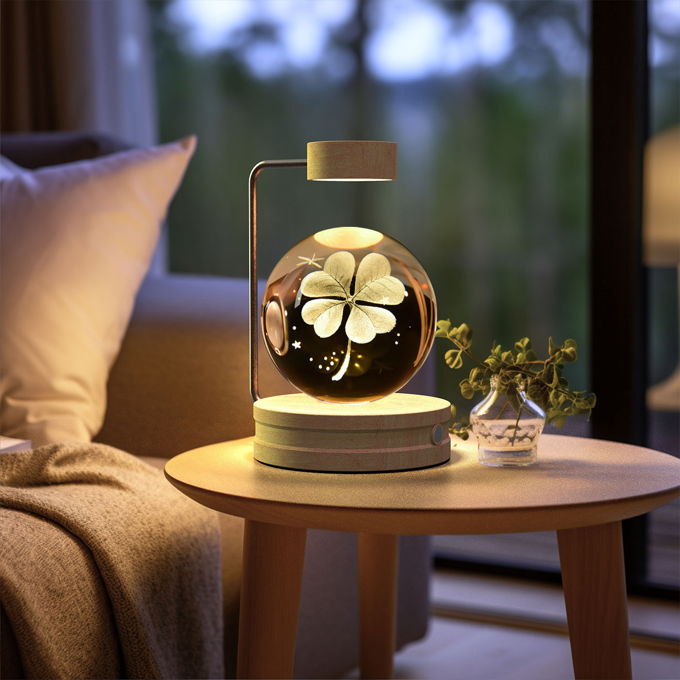 Crystal Ball Dinosaur LED Night Light