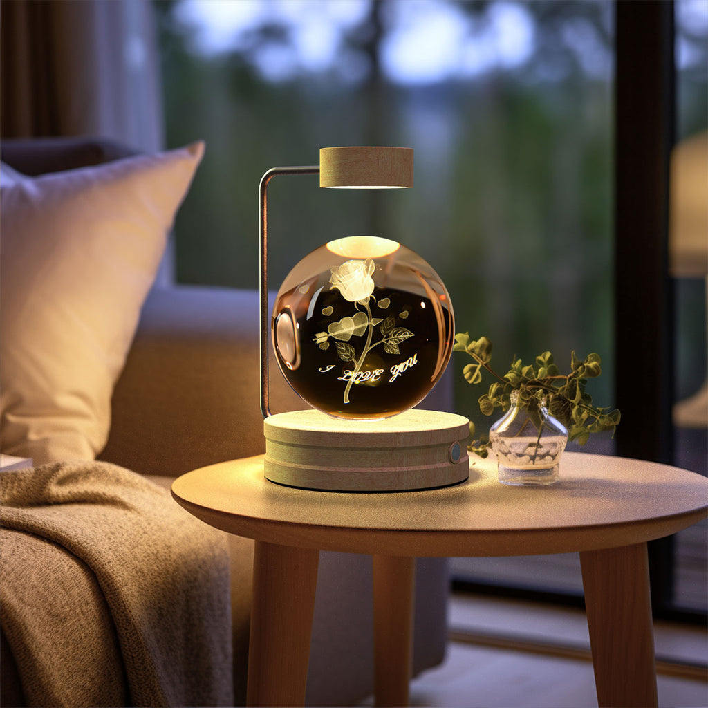 Crystal Ball Dinosaur LED Night Light