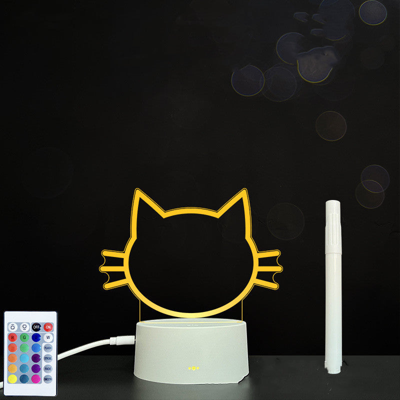 3D Acrylic LED Message Board Lamp