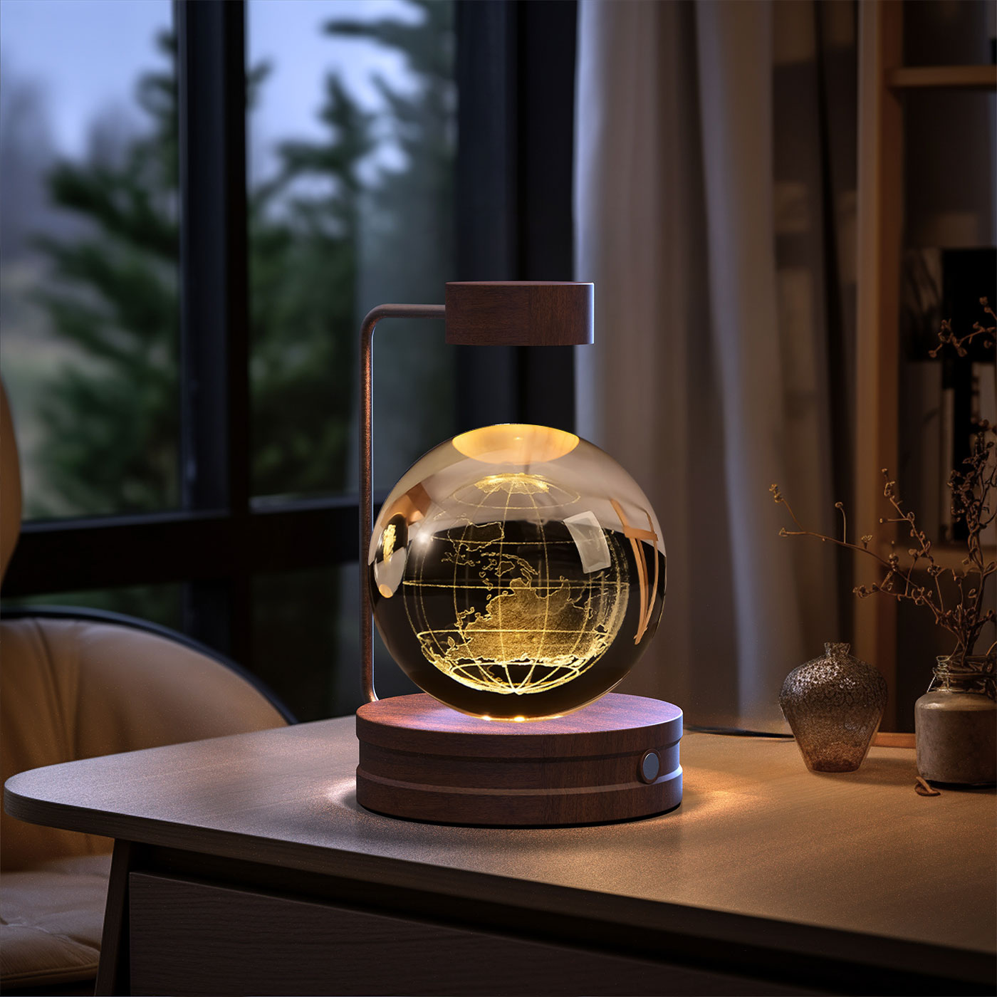 Crystal Ball Dinosaur LED Night Light