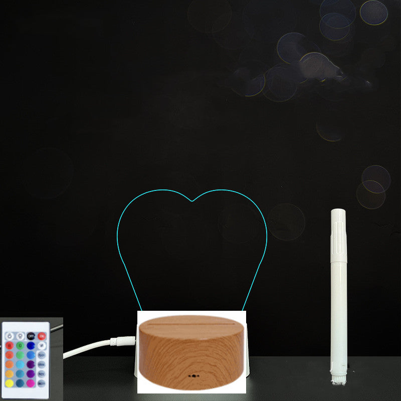 3D Acrylic LED Message Board Lamp