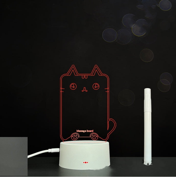 3D Acrylic LED Message Board Lamp