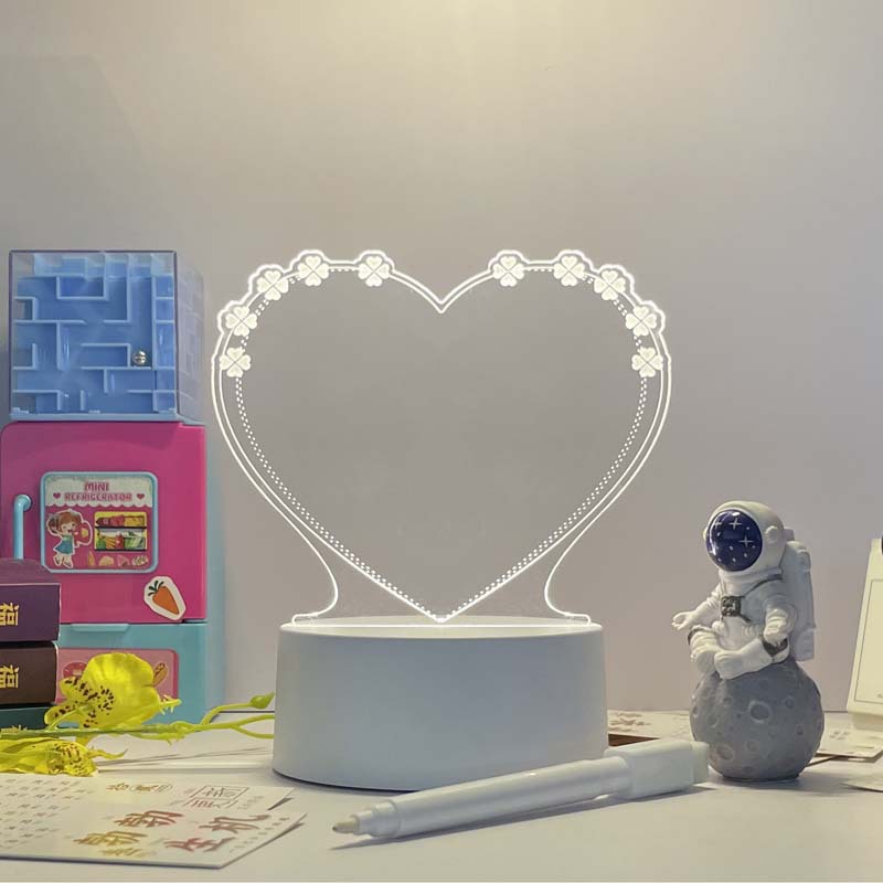 3D Acrylic LED Message Board Lamp