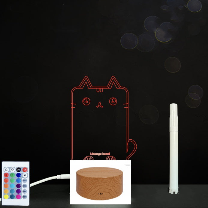 3D Acrylic LED Message Board Lamp