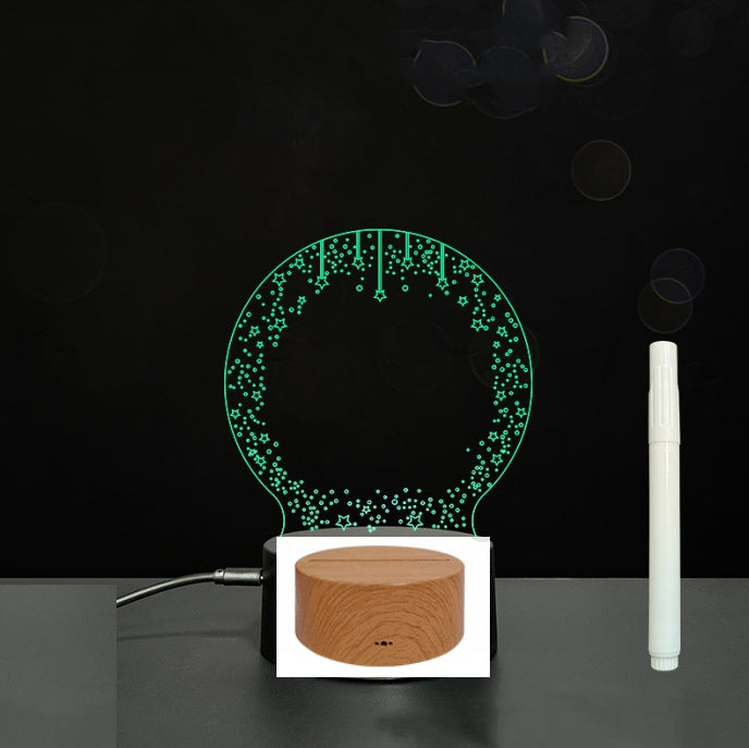 3D Acrylic LED Message Board Lamp