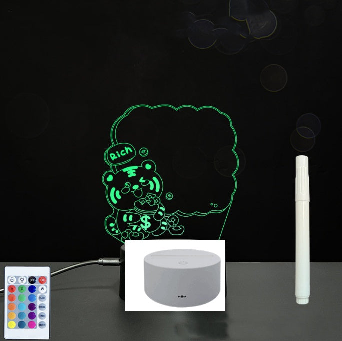 3D Acrylic LED Message Board Lamp