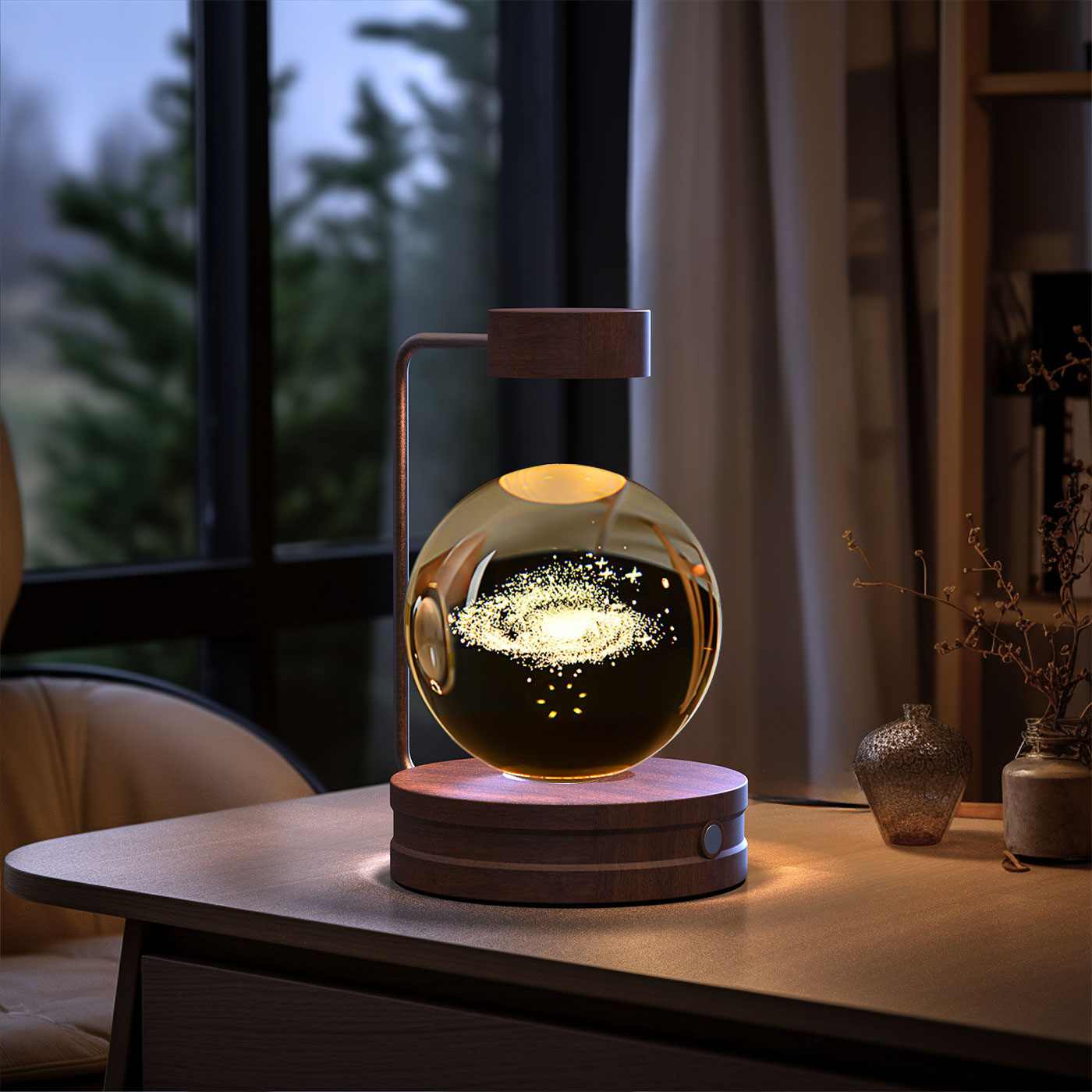 Crystal Ball Dinosaur LED Night Light